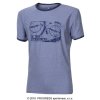 MAVERICK pánské funkční triko šedý melír | PRG00369_šedý melír