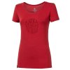 SASA "KMENY" dámské triko s bambusem tm.červená | PRG00384_tm.červená