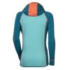TISPA HOODY dámská funkční sportovní mikina s kapucí modrozelená/mintová | PRG00440_modrozelená/mintová