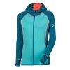 TISPA HOODY dámská funkční sportovní mikina s kapucí modrozelená/mintová | PRG00440_modrozelená/mintová