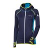 TISPA HOODY dámská funkční sportovní mikina s kapucí tm.modrá/tyrkysová | PRG00440_tm.modrá/tyrkysová