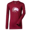 MAGARO "GRIZZLY" dětské merino triko švestka | PRG00494_švestka