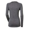 MB TDRZ dámské termo triko s dlouhým rukávem šedý melír/meruňková | PRG00505_šedý melír/meruňková