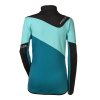 TERRITORIA dámská funkční sportovní mikina černá/mint/modrozelená | PRG00575_černá/mint/modrozelená