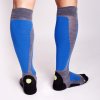 MERINO HIGH SOX podkolenky s merinem šedá/tm.modrá | PRG00589_šedá/tm.modrá