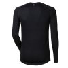DF NDR PRINT pánské termo tričko dlouhý rukáv černá/bílá | PRG00694_černá/bílá