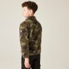 Dětská fleece mikina Frankie RKA473 Olive Camo Print | RGT23352_ZYY