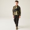 Dětská fleece mikina Frankie RKA473 Olive Camo Print | RGT23352_ZYY