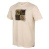 Pánské bavlněné triko Tee Square M beige | HSK21981_beige