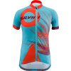 Juniorský cyklo dres Tanaro CD1433 sky-orange (Velikost 134-140)