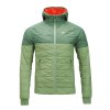 Pánská primaloft bunda Deruta MJ1901 green-ruby (Velikost M)