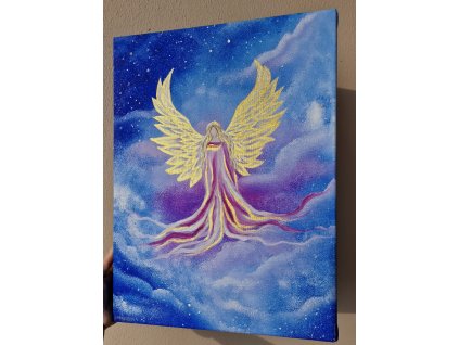 Reprodukce na plátně vel.40x50 cm Archanděl Chamuel