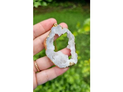 Křištálová drůzka-brazislký křišťál