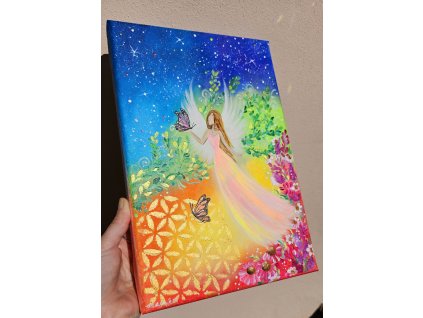 Vítej, živote! originál 20x30cm