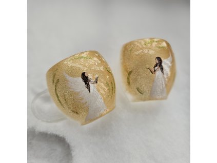 Sada andělských zářičů na presso