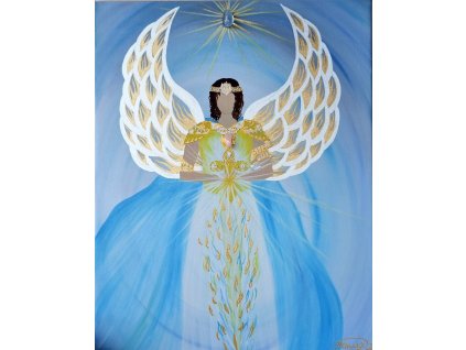 Reprodukce na plátně vel.40x50 cm Archanděl Michael