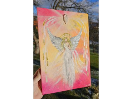 Sluneční ochránce - originál na plátně 20x30cm