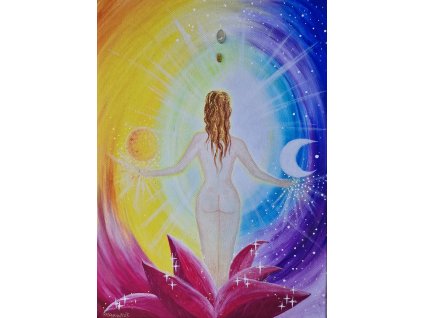 Reprodukce na plátně vel.30x40 cm Rovnáha