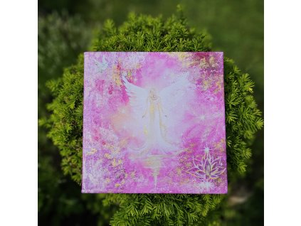 Reprodukce na plátně vel.30x30 cm Archanděl Uriel