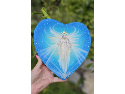 Královna světla - originál na plátně vel.22x22cm