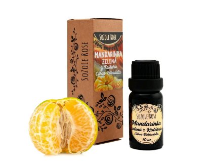 Etericky olej Mandarinka zelena z Kalabrie lisovana SoZoLe Rose 10ml