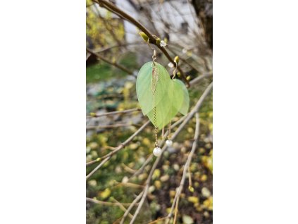 Náušnice "Šepot lesního ticha"