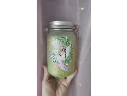 Solární lampička se strážným andílkem - RADOST