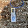 Archanděl Chamuel-ochranný talisman rytíře světla-selenit s turmalínem