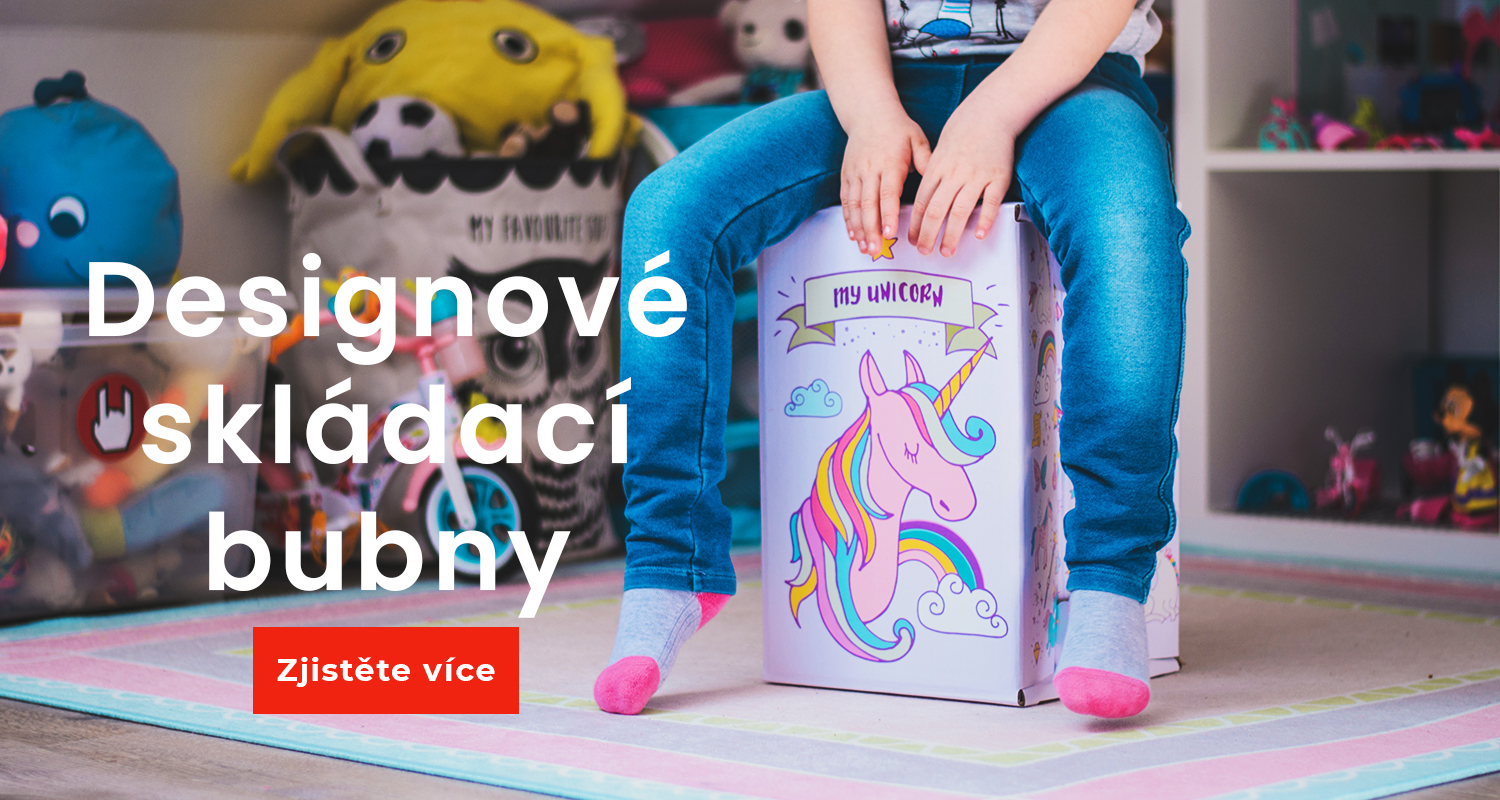 Designové skládací bubny