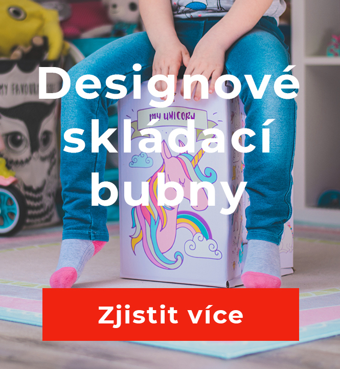 Designové skládací bubny