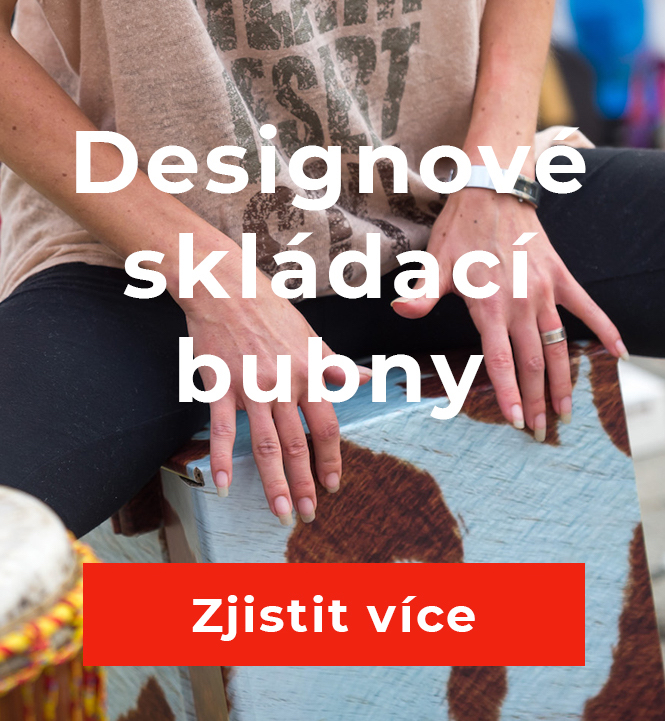 Designové skládací bubny