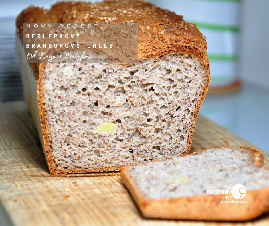 🥔 Bezlepkový BRAMBOROVÝ CHLÉB