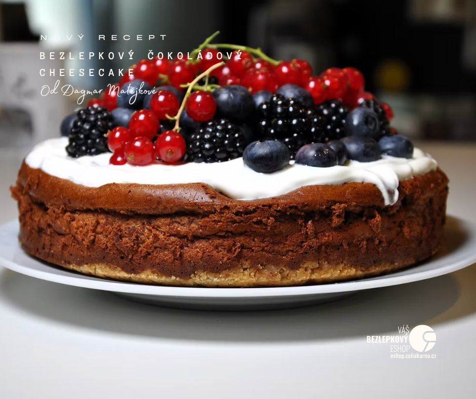 🍫 Čokoládový bezlepkový CHEESECAKE