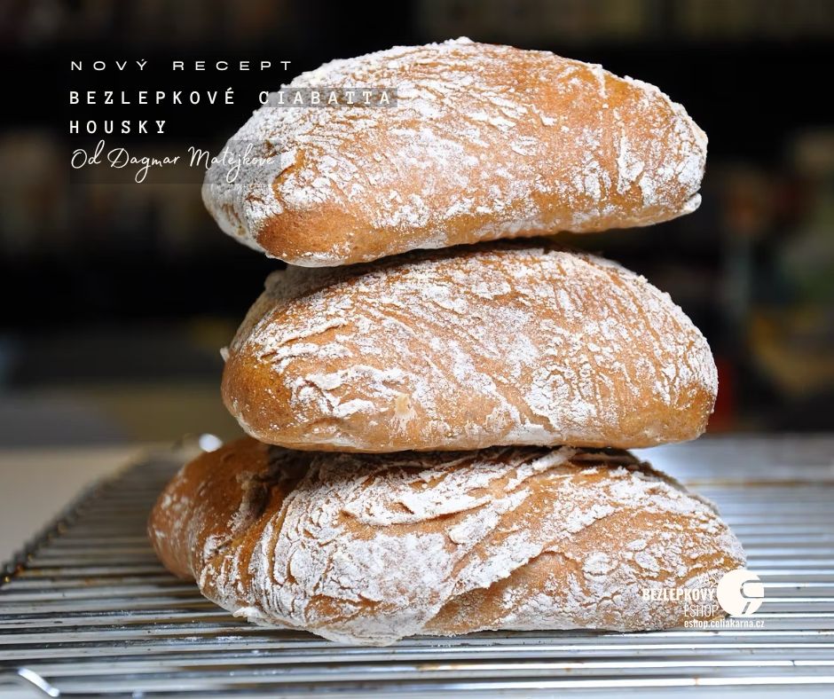 🥯 Bezlepkové CIABATTA HOUSKY