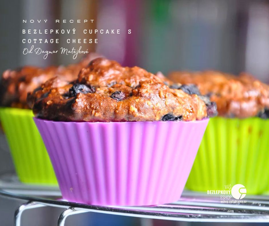 🧁 Bezlepkové CUPCAKES s cottage cheese