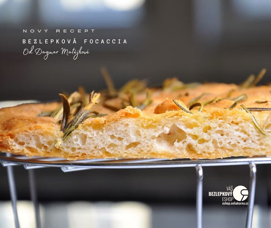 🫒 Bezlepková FOCACCIA