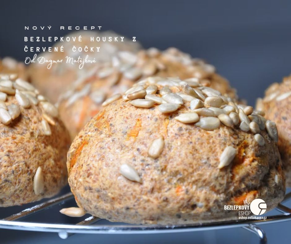 🥯 Bezlepkové HOUSKY z červené čočky