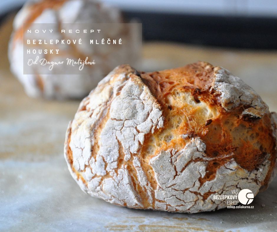 🥛 Bezlepkové HOUSKY mléčné