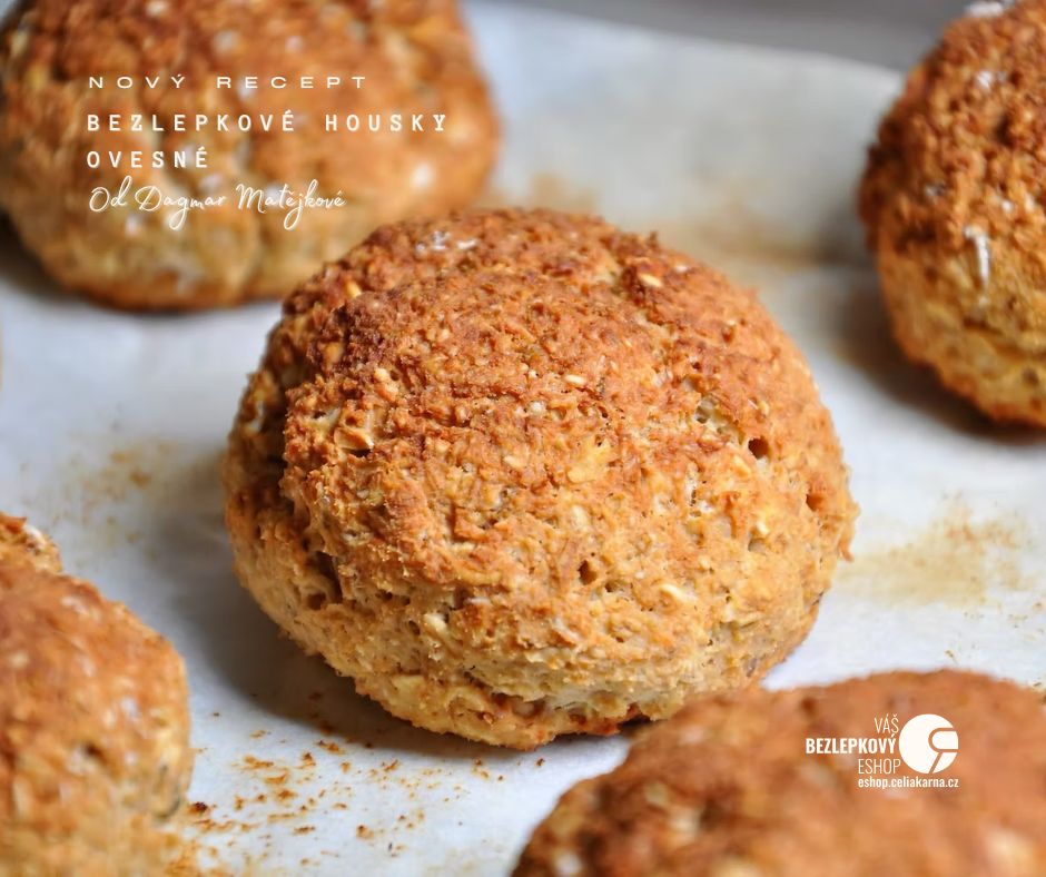 🥯 Bezlepkové HOUSKY z ovesných vloček