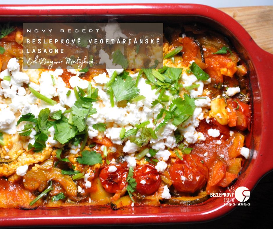🍆 Bezlepkové vegetariánské LASAGNE