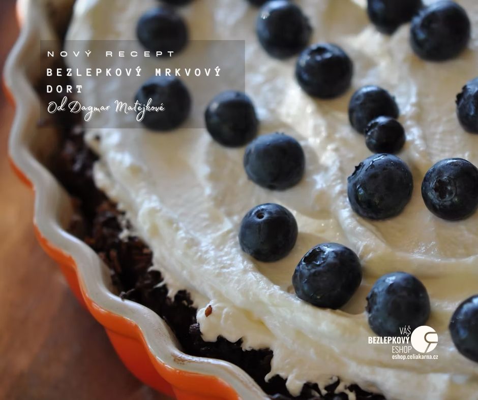 🥕 Bezlepkový MRKVOVÝ DORT