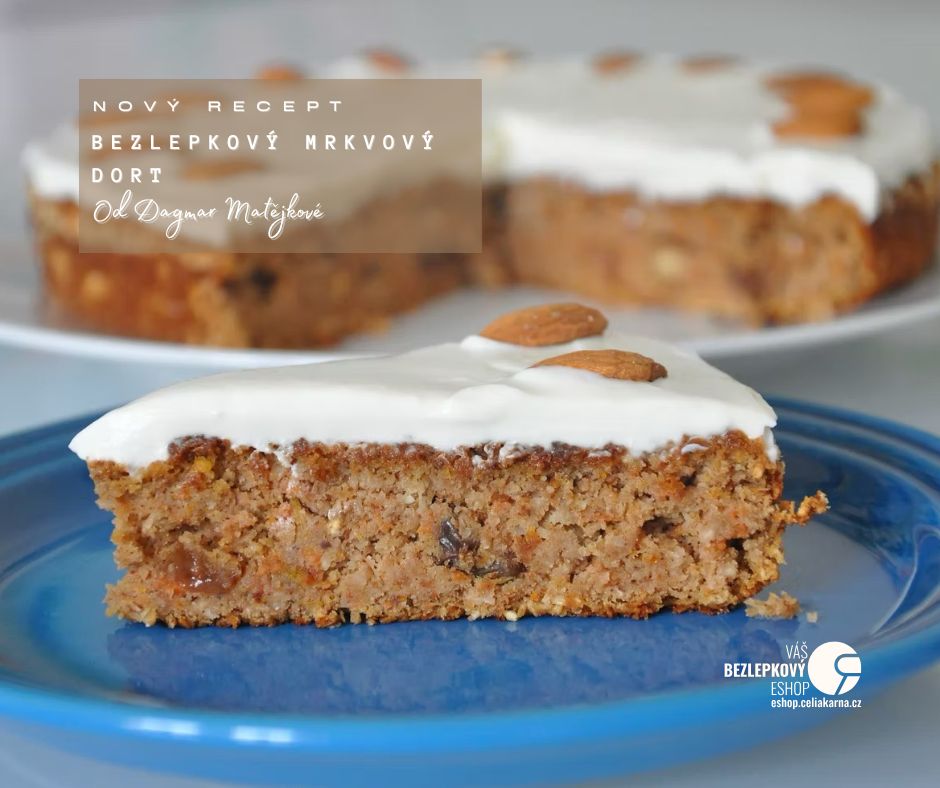🥕 Bezlepkový MRKVOVÝ DORT