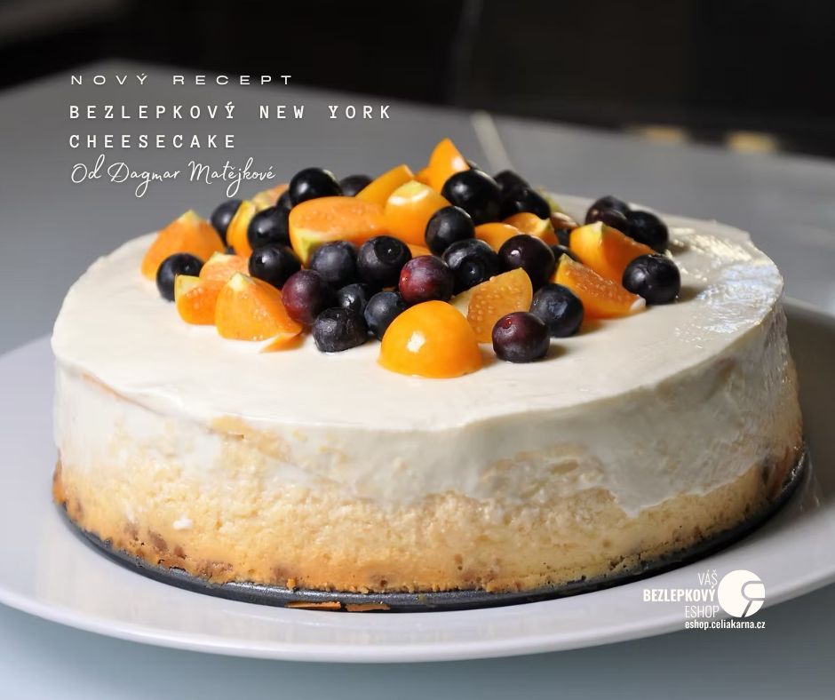 🍰 Bezlepkový NEW YORK CHEESECAKE