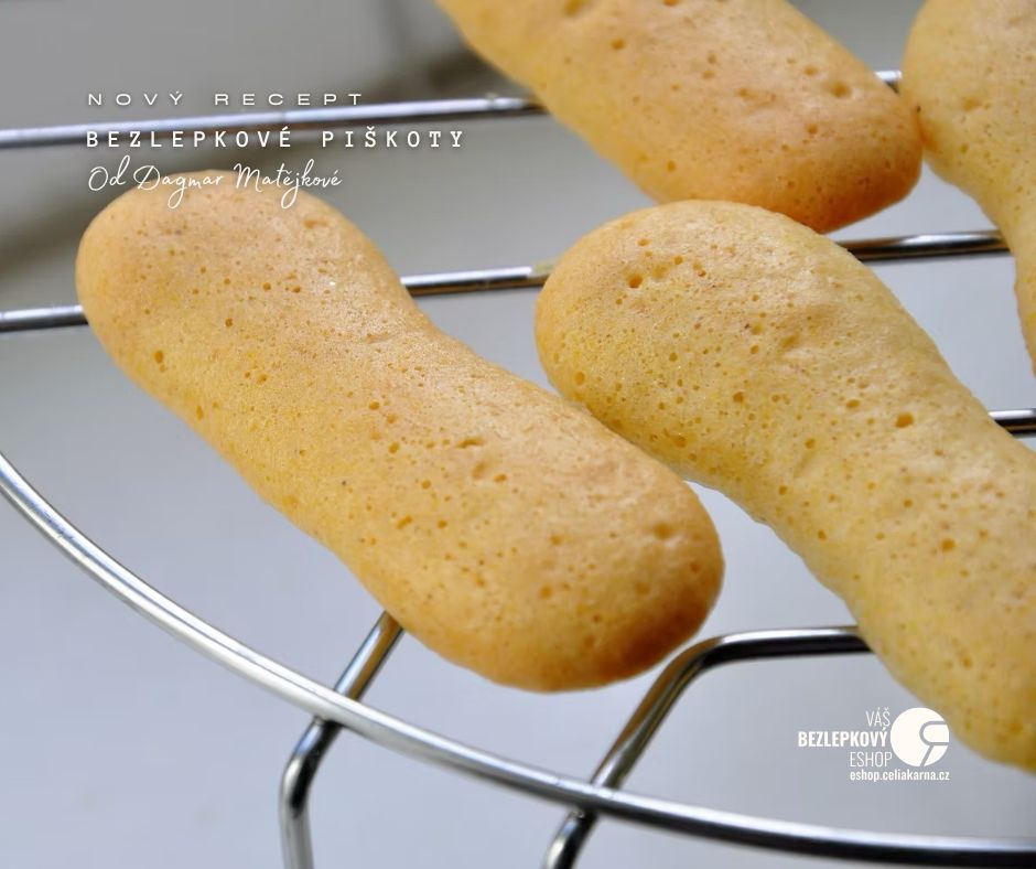 🩰 Bezlepkové PIŠKOTY