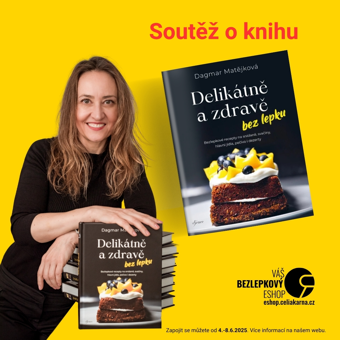 🎁 Vyhrajte kuchařku Delikátně a zdravě bez lepku – stačí nakoupit!