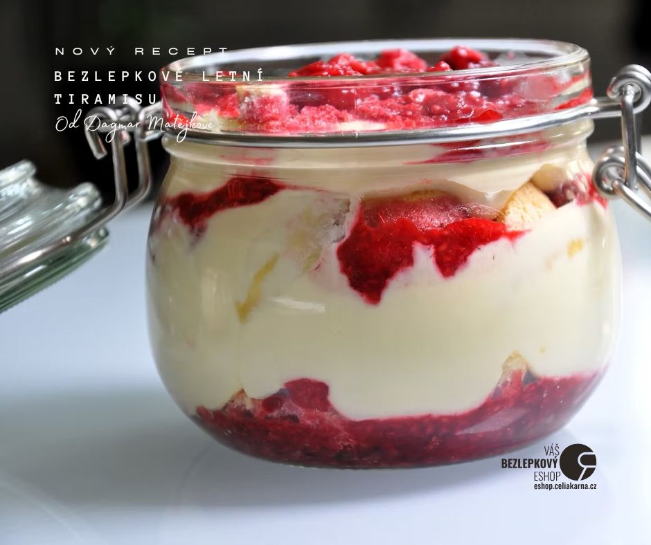 🍓 Bezlepkové TIRAMISU letní s ovocem