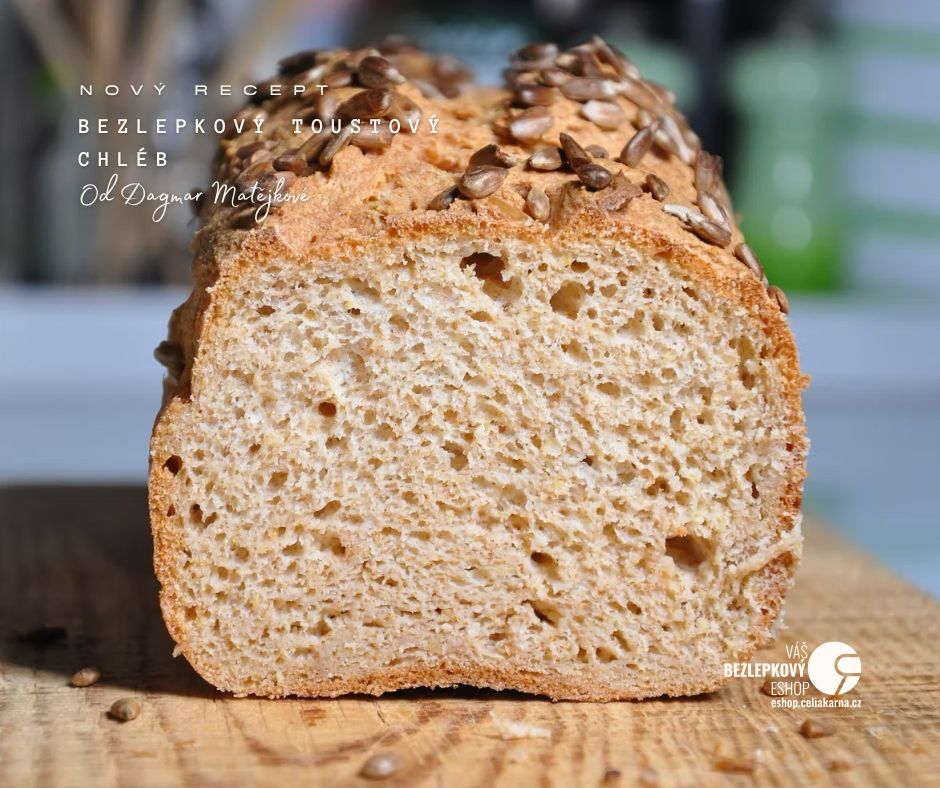 🥪 Bezlepkový CHLÉB toustový