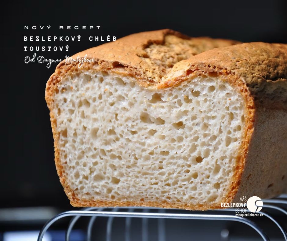 🍞 Bezlepkový TOASTOVÝ CHLÉB