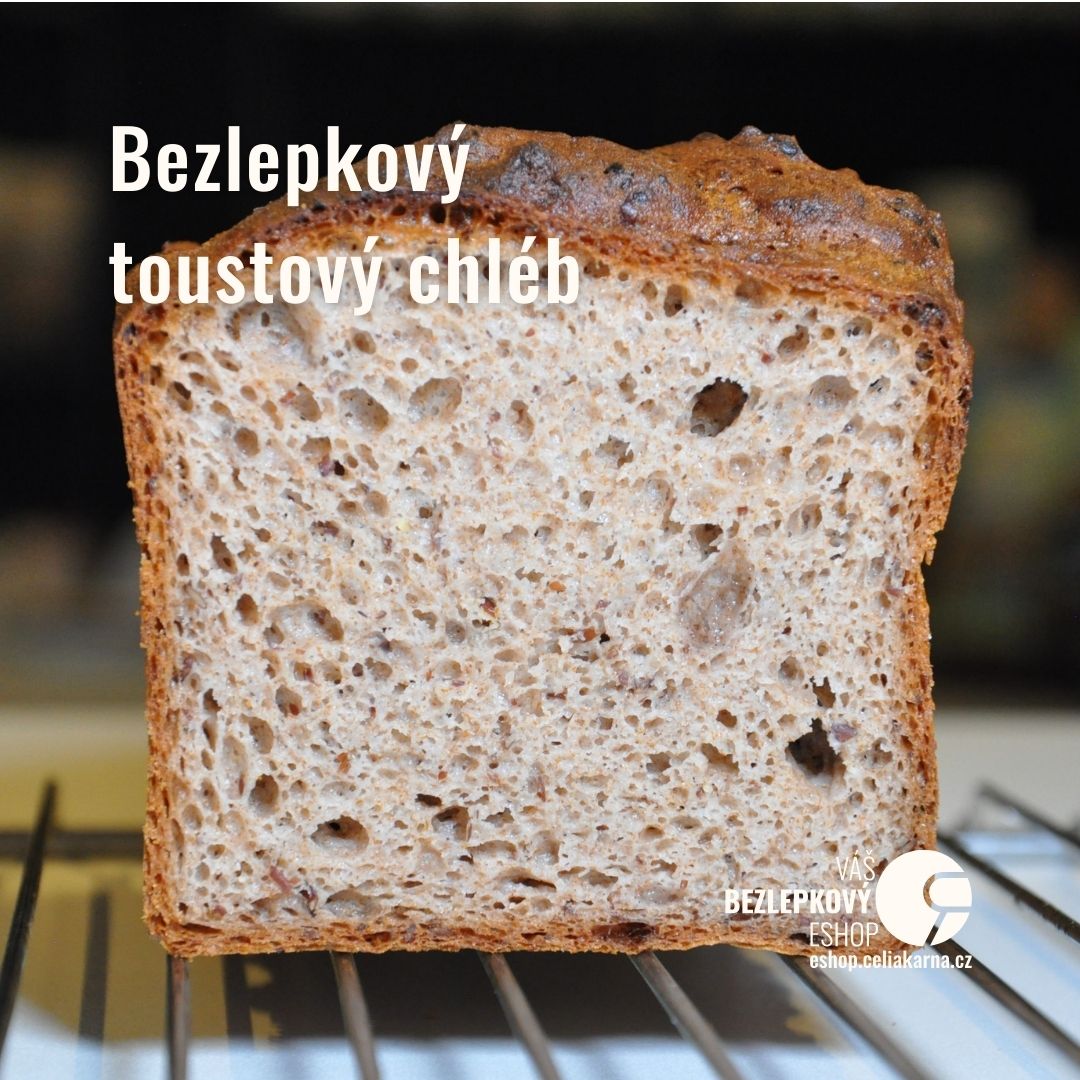 🍞 Bezlepkový chléb toustový