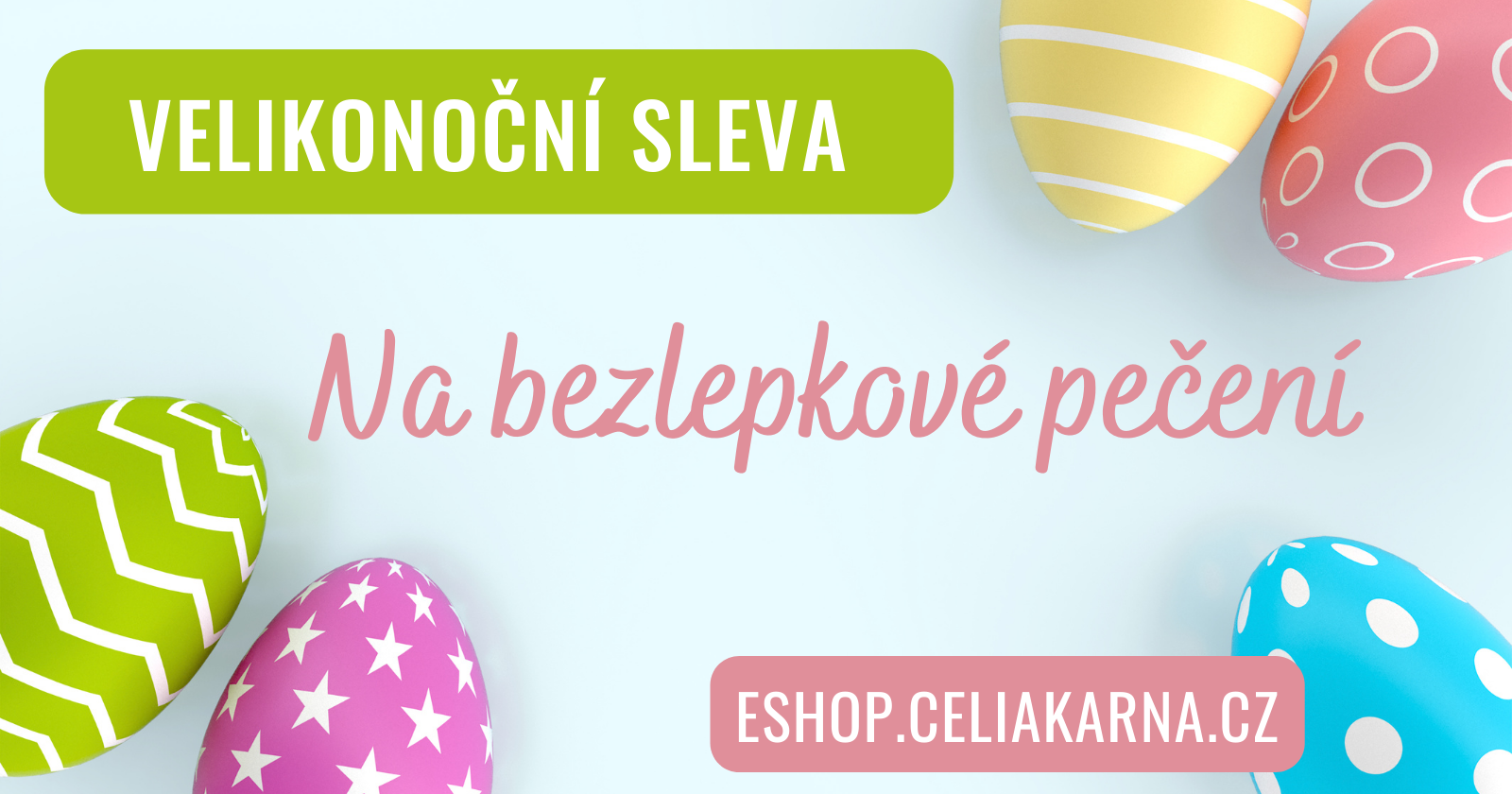 Velikonoční slevy na bezlepkové pečení